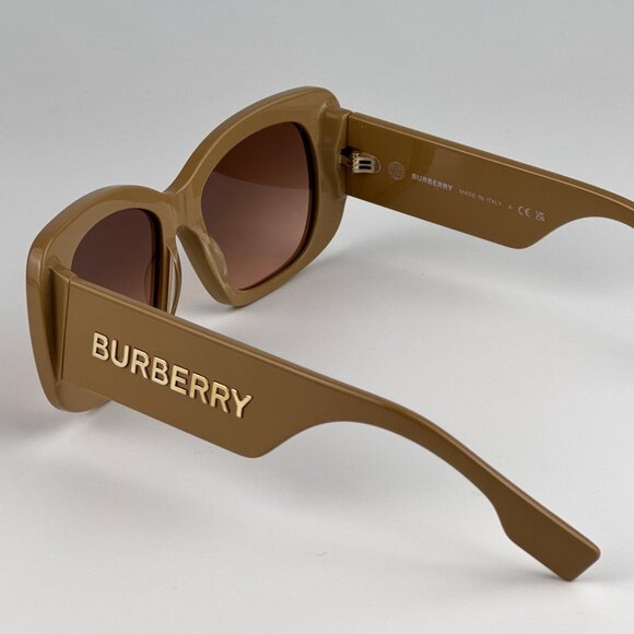 Burberry BE4410 399013 Sunglasses Beige Pink Gradient Brown Square Women BE 4410